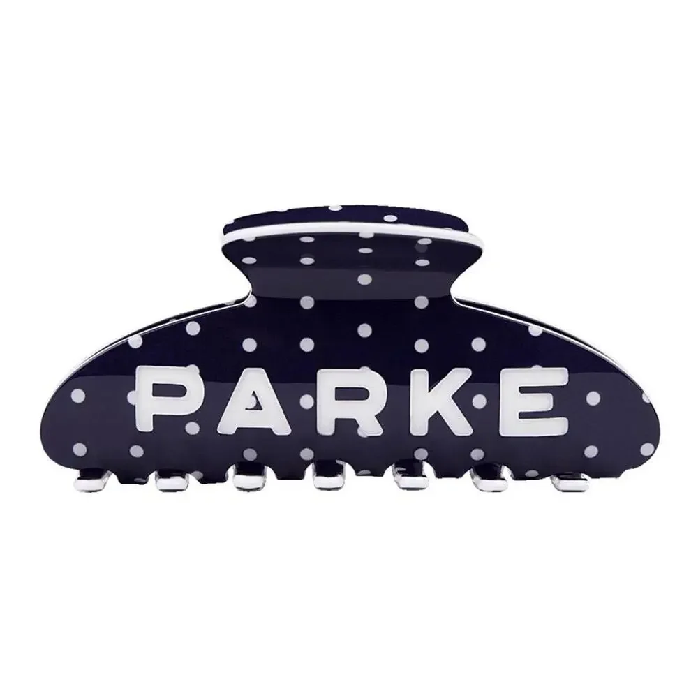 Parke claw clip nib polka dot